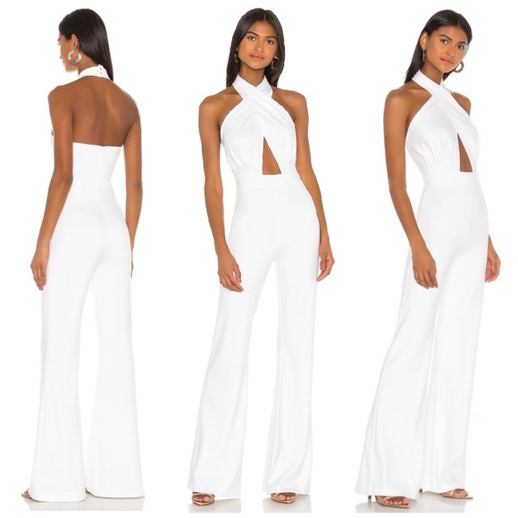 Revolve Amanda Uprichard Zahara Jumpsuit Size Large NWOT - Picture 7 of 16